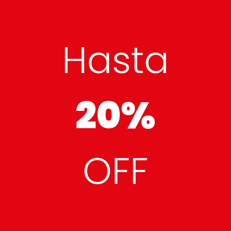 Hasta 20% OFF