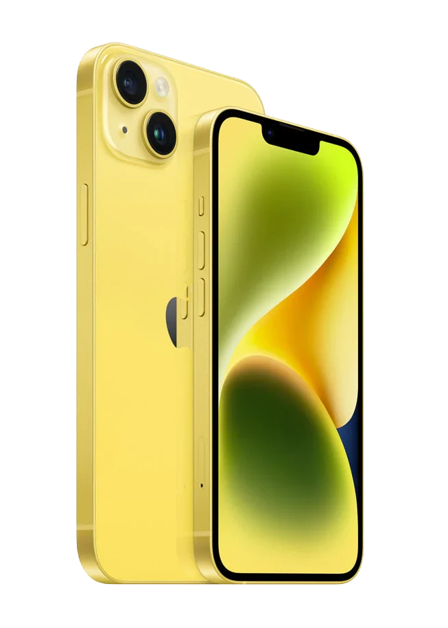 Iphone mostrando cámara frontal y trasera